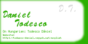 daniel todesco business card